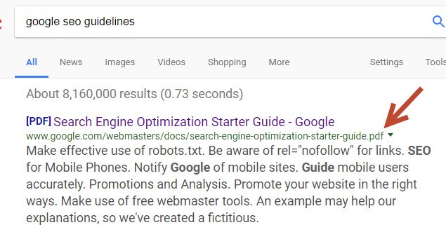 google search engine optimization starter guide